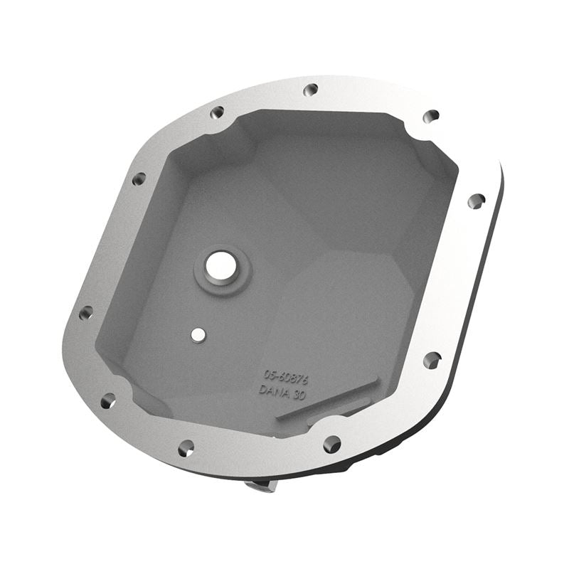 aFe Pro Series Dana 30 Front Differential Cover Black w/ Machined Fins and Gear Oil (46-71131B)