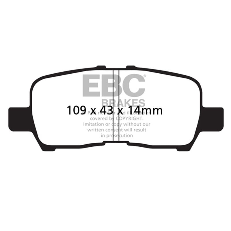 EBC Greenstuff 2000 Series Sport Brake Pads (DP21684)