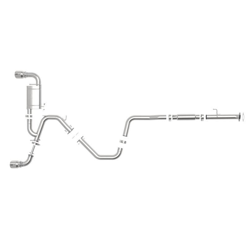 aFe Takeda-ST 3 IN 304 Stainless Steel Cat-Back Exhaust System w/ Polished Tips (49-37010-P)