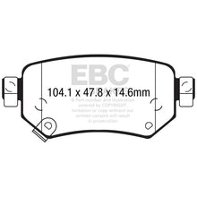 Load image into Gallery viewer, EBC Greenstuff 2000 Series Sport Brake Pads (DP22287)