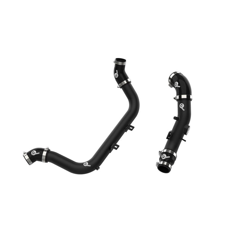 aFe BladeRunner Aluminum Hot and Cold Charge Pipe Kit Black 17-20 Hyundai Elantra GT L4-1.6L (t) (46-20634-B)