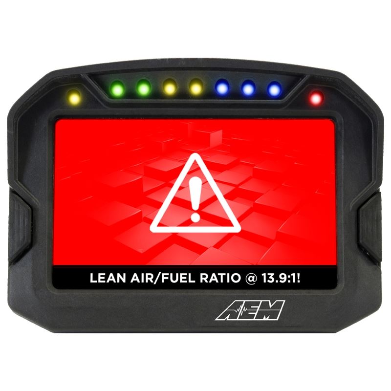 AEM Electronics CD-5LG Carbon Logging Display with Internal GPS (30-5602)