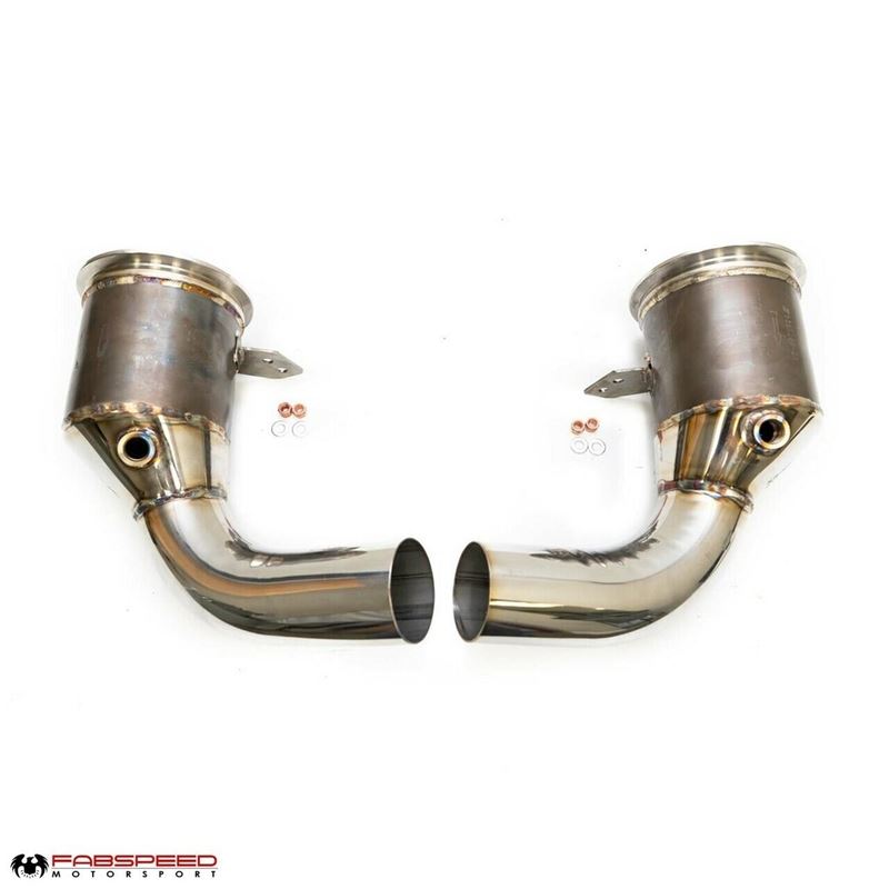 Fabspeed Porsche 992 Carrera Sport Catalytic Converters (20+) (FS.POR.992.SC)