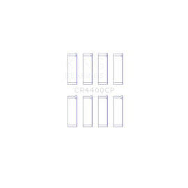 King Engine Bearings Connecting Rod Bearing Set (CR4400CP0.25)