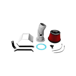 APEXi® Power Metal Polished Short Ram Air Intake System with Red Filter (507-M009)