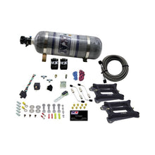 Load image into Gallery viewer, Nitrous Express Dual/4150/Gasoline Nitrous Kit (50-300HP) w/Composite Bottle (30240-12)