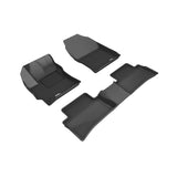 3D Maxpider KAGU Floor Mat, BLACK, 1ST ROW/2ND ROW (L1TY24601509)