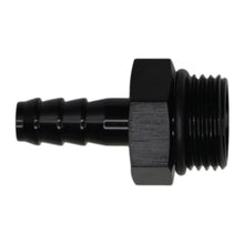 Load image into Gallery viewer, DeatschWerks 8AN ORB Male to 5/16in Male Triple Barb Fitting (Incl O-Ring) - Anodized Matte Black(6-02-0512-B)