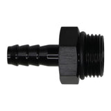 DeatschWerks 8AN ORB Male to 5/16in Male Triple Barb Fitting (Incl O-Ring) - Anodized Matte Black(6-02-0512-B)