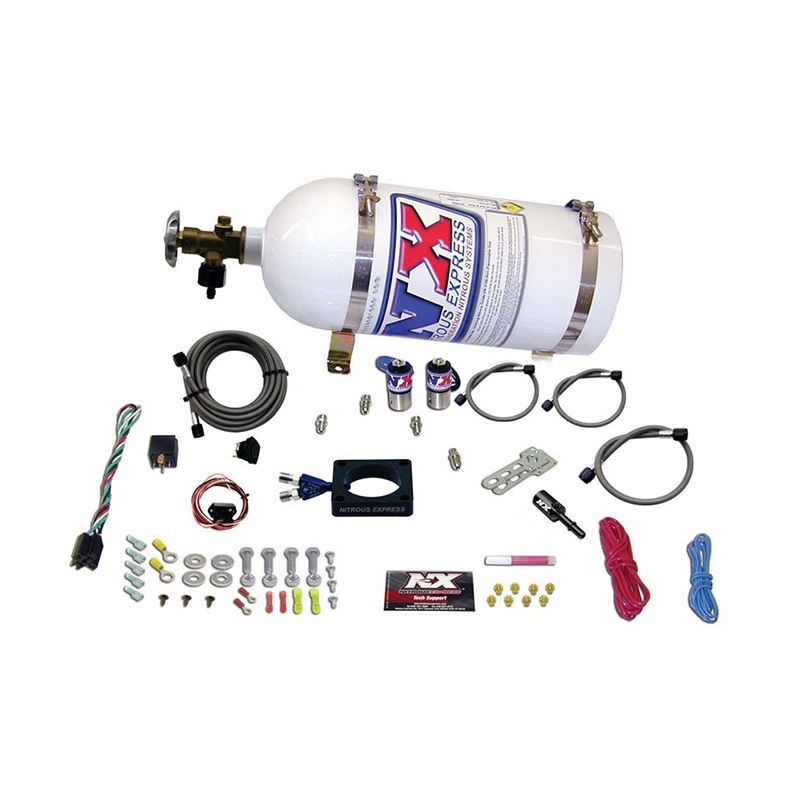 Nitrous Express 13-16 Dodge Dart 1.4L Turbo Nitrous Plate Kit (35-100HP) w/10lb Bottle (20941-10)