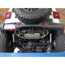 Load image into Gallery viewer, aFe Rebel Series 3 IN to 2-1/2 IN 409 Stainless Steel Cat-Back Exhaust w/ Polish Tip for 2018-2021 Jeep Wrangler(49-48096-P)