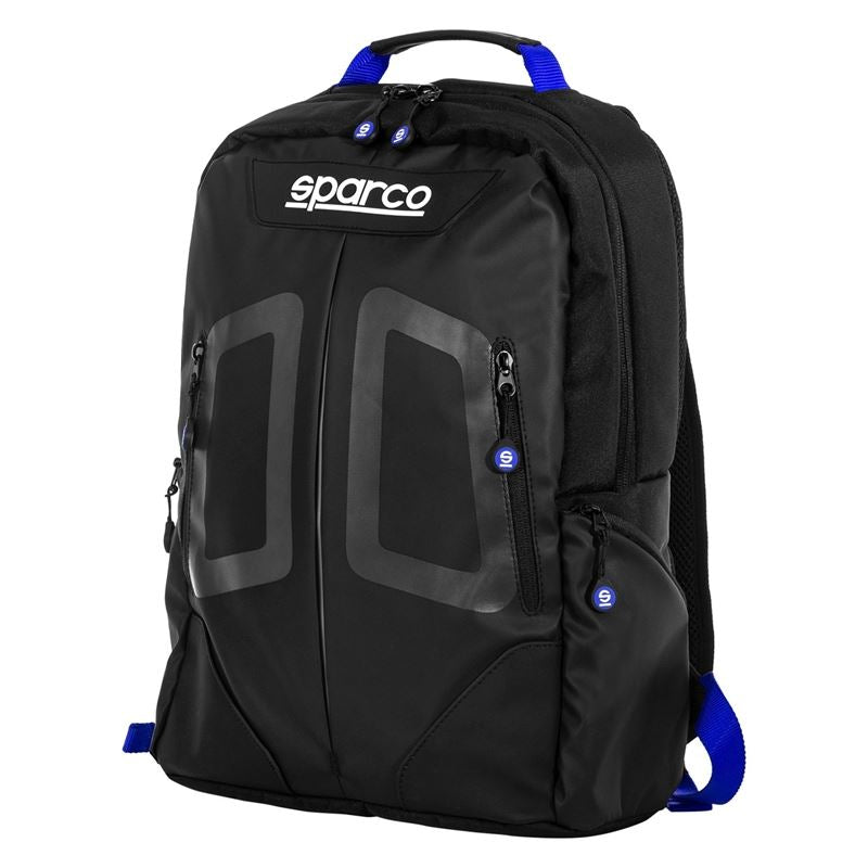 Sparco Stage Series Backpack, Black/Blue (016440NRAZ)