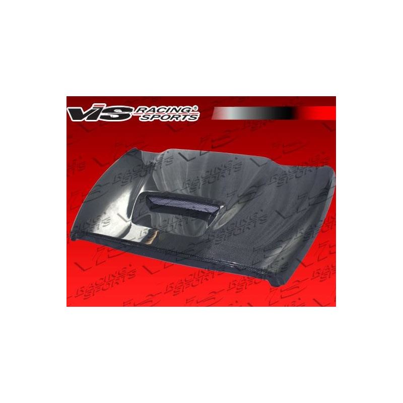 VIS Racing SRT Style Black Carbon Fiber Hood (94DGRAM2DSRT-010C)