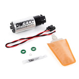 Deatschwerks DW300C series, 340lph compact fuel pump w/ mounting clips w /Install kit (9-309-1006)