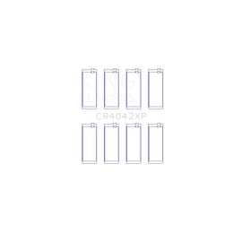 King Engine Bearings Connecting Rod Bearing Set for 1991-1995 BMW 318i (CR4042XP)