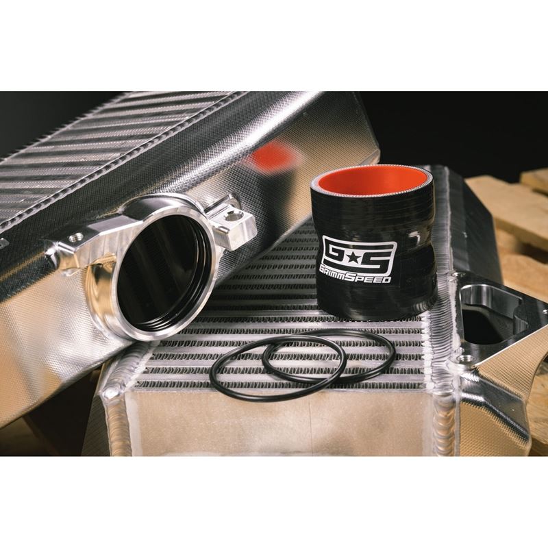 GrimmSpeed Billet Top Mount Intercooler Kit - Black (113049BLK)