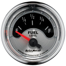 Load image into Gallery viewer, AutoMeter American Muscle Gauge Fuel Level 2 1/16in 16e To 158f Elec American Muscle (1218)