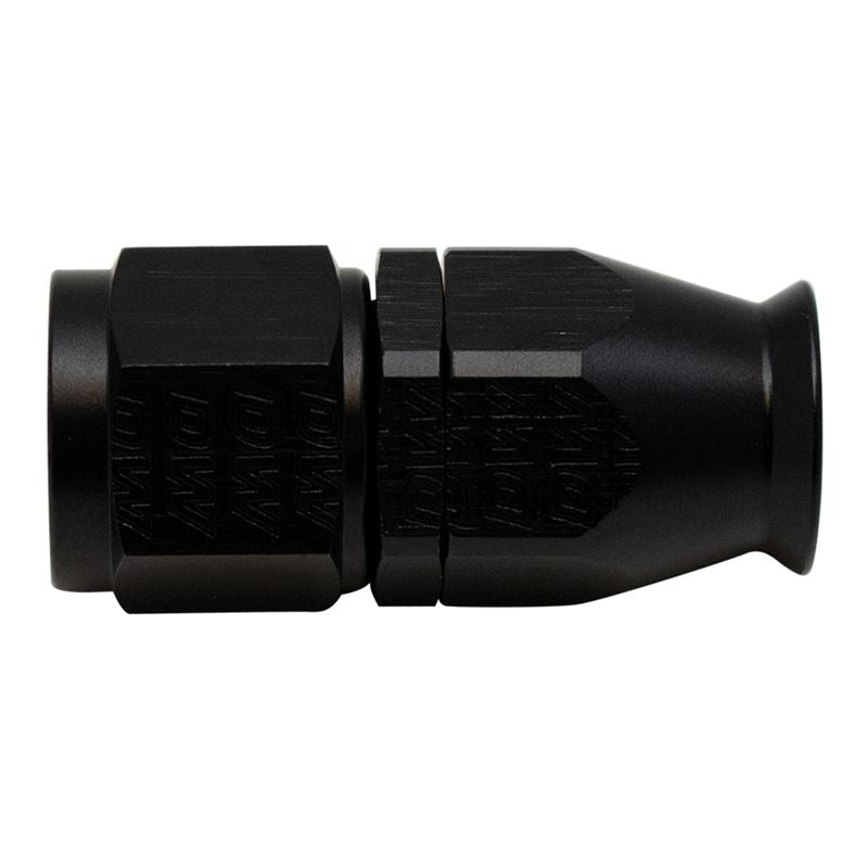 DeatschWerks 8AN Female Swivel Straight Hose End PTFE (Incl 1 Olive Insert) - Anodized Matte Black(6-02-0854-B)