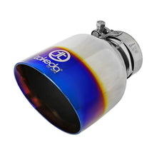 Load image into Gallery viewer, Takeda 304 Stainless Steel Clamp-on Exhaust Tip Blue Flame (49T25454-L07)