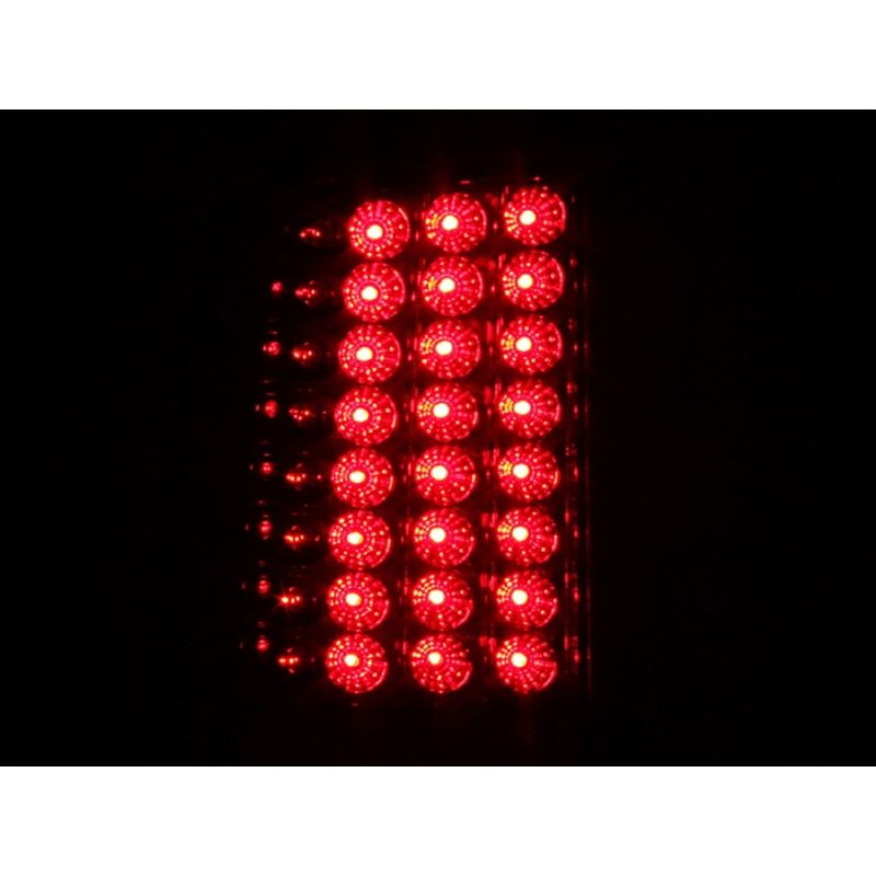 ANZO USA 2008-2015 Ford F-250 LED Taillights Red/Clear (311050)