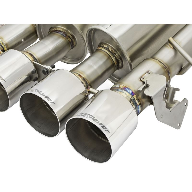 aFe MACH Force-Xp Axle-Back Exhaust System w/Polished Tips (49-34056-P)