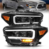 ANZO USA LED Projector Headlight Set for 2016-2017 Toyota Tacoma (111500)