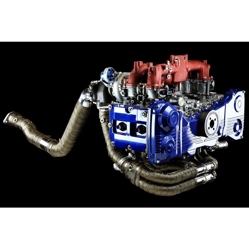 EXHAUST MANIFOLD KIT EXPREME EJ SINGLE SCROLL WRX/STI EQUAL LENGTH w/ TITAN BANDAGE (TB6010-SB02B)