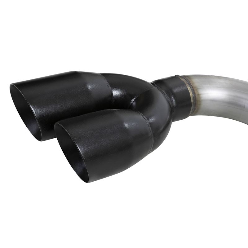 aFe Vulcan Series 3 IN 304 Stainless Steel Cat-Back Exhaust System w/ Black Tips (49-34106-B)