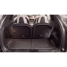 Load image into Gallery viewer, 3D Maxpider 22-23 Rivian R1S Kagu Black 3Rd Row Seat Back Protector (Q1RI0011309)