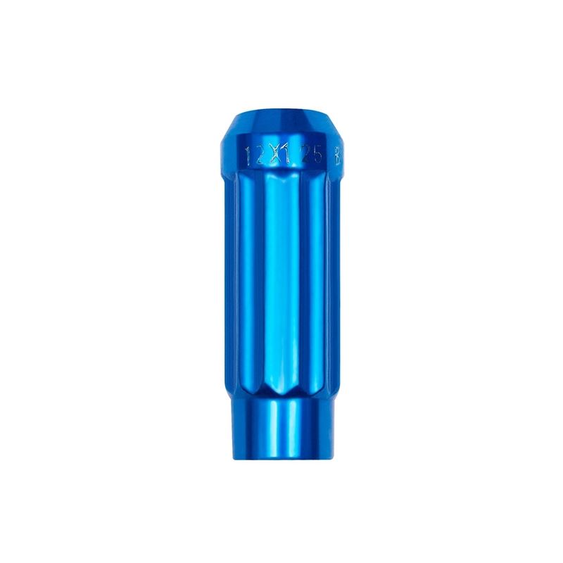 Blox Racing Tuner 12P17 Steel Lug Nuts - Blue, 12x1.25, INDIVIDUAL PIECE (BXAC-00143-BL)