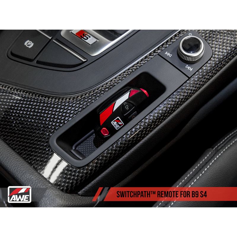 AWE SwitchPath Exhaust for Audi B9 S4 - Non-Resonated - Diamond Black 102mm Tips (3025-43034)