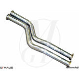 GTHAUS Section 1 Pipes (Secondary Cat delete) Stainless for 2001-2007 BMW M3(BM0203001)