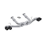 MBRP Exhaust 3in. Cat-Back Quad Split Rear with 4.5in. Carbon Fiber Tips T304 (S70423CF)