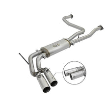 Load image into Gallery viewer, aFe Rebel Series 3 IN 409 Stainless Steel Cat-Back Exhaust System w/Polished Tip (49-46124-P)