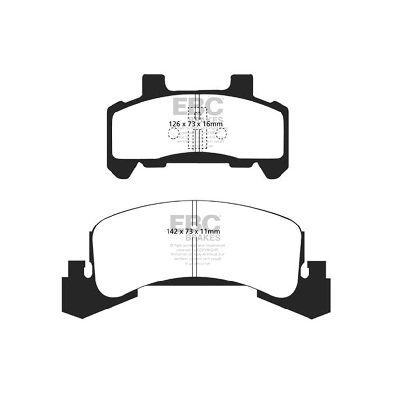 EBC Greenstuff 2000 Series Sport Brake Pads (DP21173)