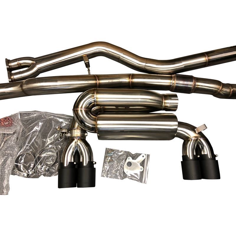 Active Autowerke F8X M3 M4 Signature Exhaust System includes Active F - brace (11-045B)