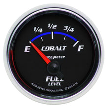 Load image into Gallery viewer, AutoMeter Cobalt 52mm 240 E/33 F SSE Fuel Level Gauge (6116)