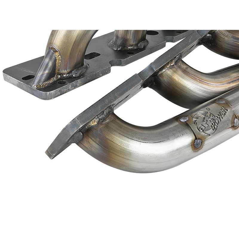 aFe Twisted Steel 304 Stainless Steel Shorty Header (48-32021)