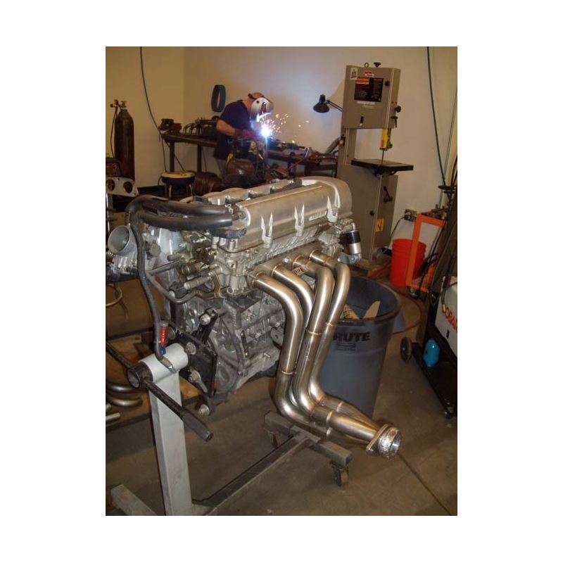 PPE MR2 Spyder K20/K24 swap header - Merge Collector - stainless steel (230001 - PM - SS) 1