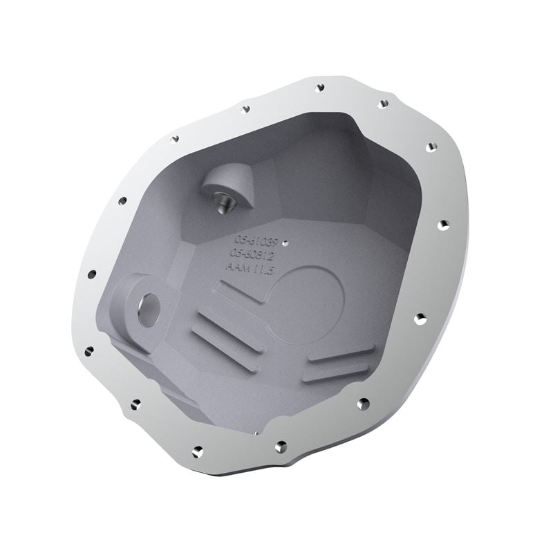 aFe Street Series Rear Differential Cover Raw w/ Machined Fins RAM Trucks 19-20 (46-71150A)