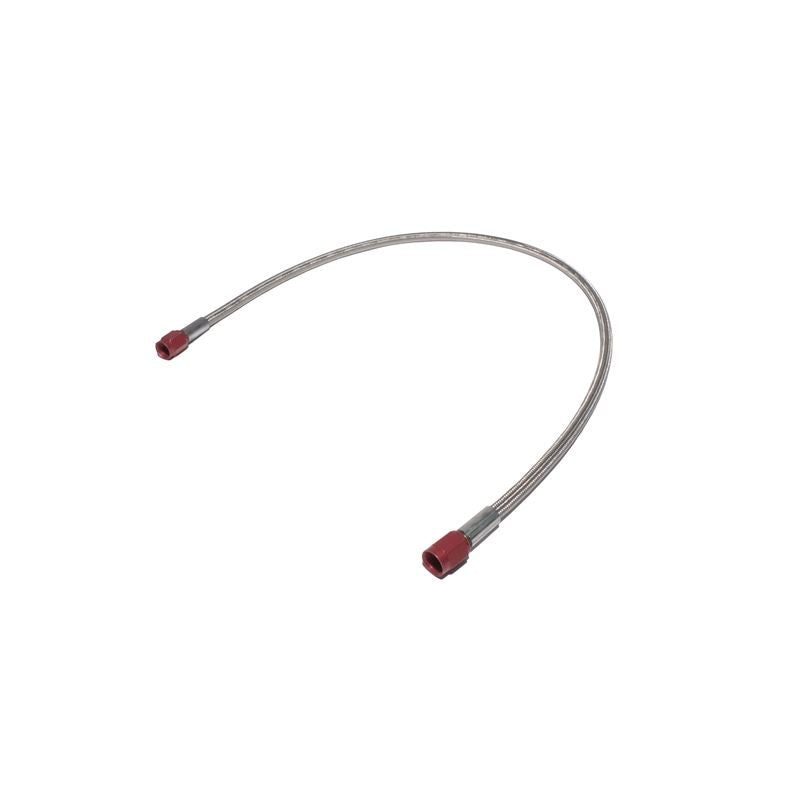 ZEX 2 (ft) Long -3AN Braided Hose with Red Ends (NS6614A)