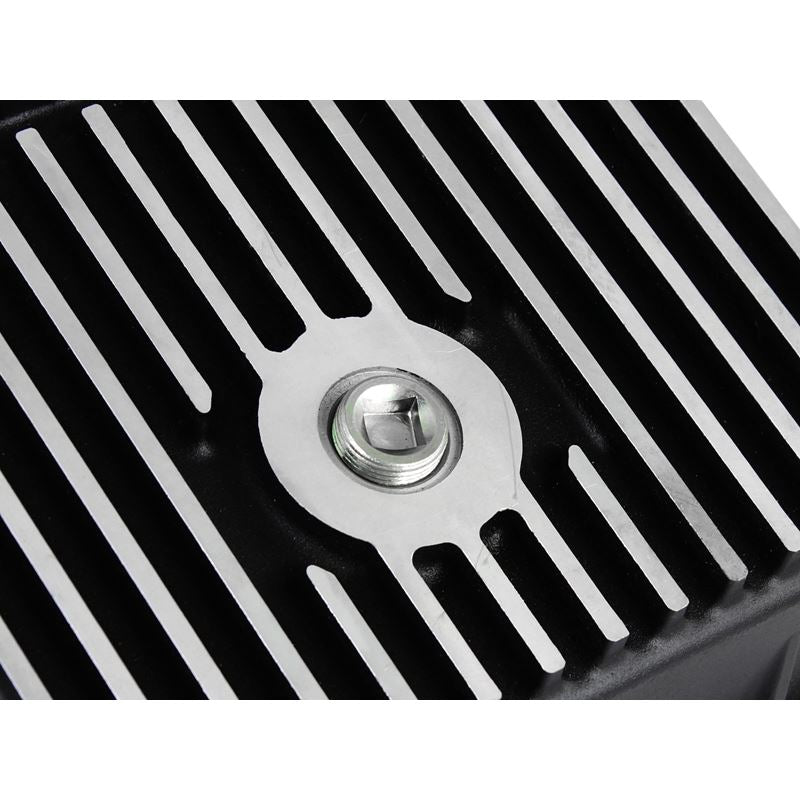 aFe Power Transmission Pan Raw w/ Machined Fins (46-70212)