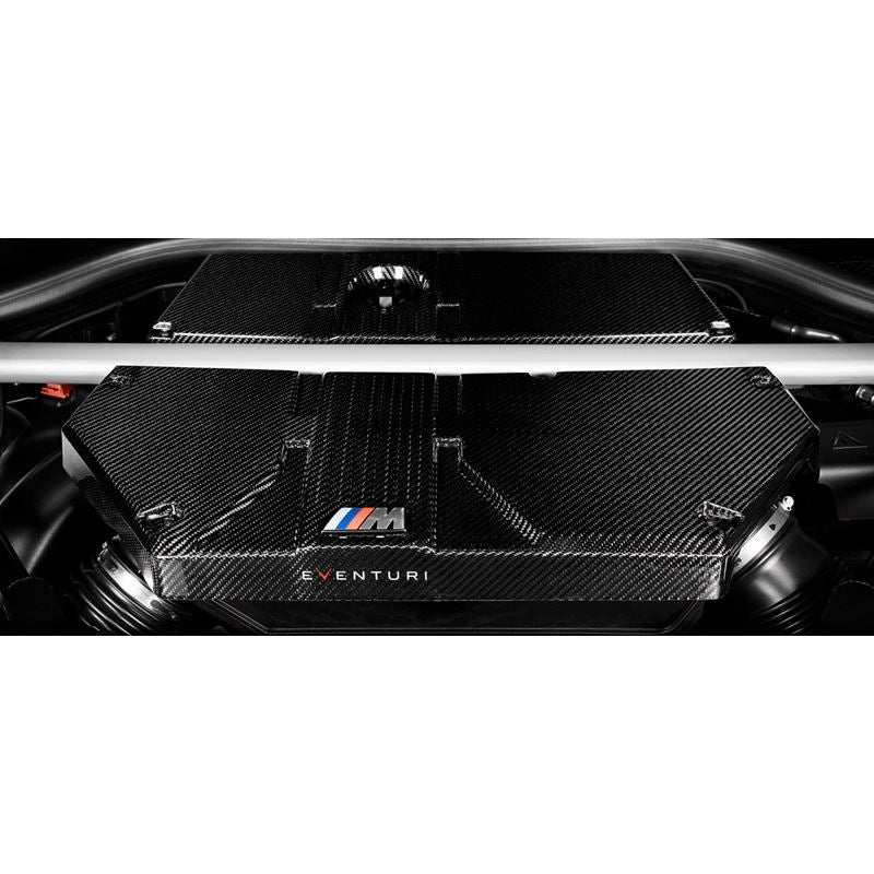 Eventuri BMW F97 X3M / F98 X4M Black Carbon Airbox lid + LCI Carbon Scoops (EVE-FX34M-LCI-INT)