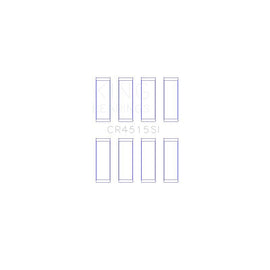 King Engine Bearings Connecting Rod Bearing Set for 2004-2013 Mazda 3 (CR4515SI0.25)