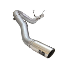 Load image into Gallery viewer, aFe Large Bore-HD 5 IN 409 Stainless Steel DPF-Back Exhaust System w/Polished Tip (49-42051-1P)