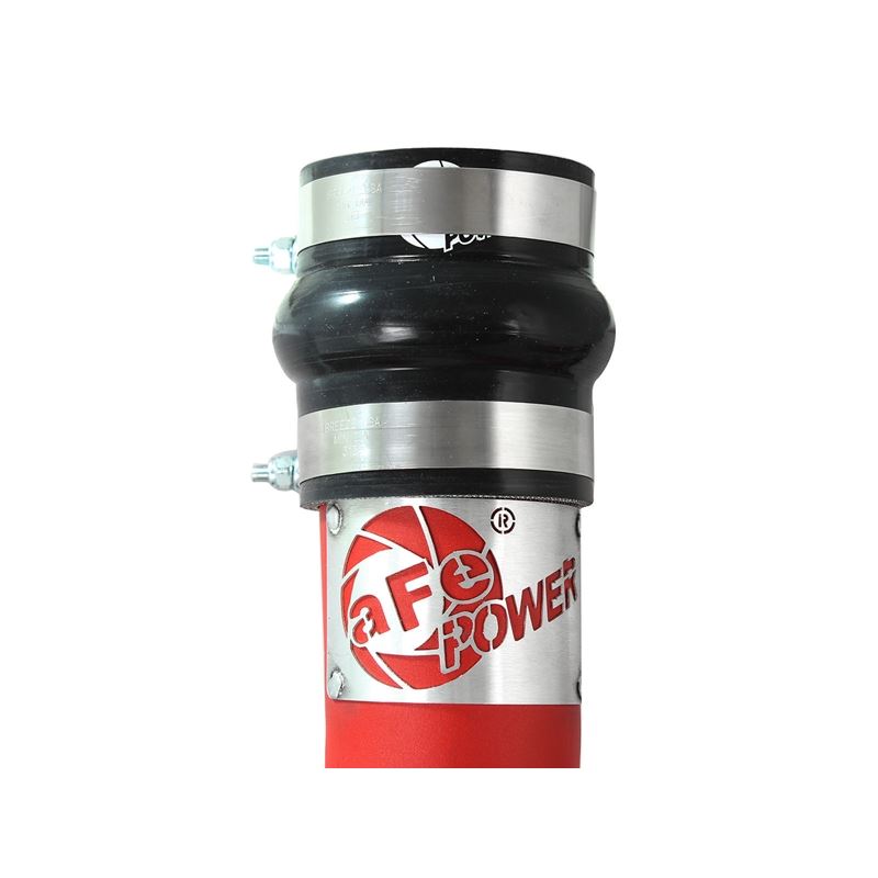 aFe BladeRunner 3-1/2 IN Aluminum Cold Charge Pipe Red (46-20067-R)