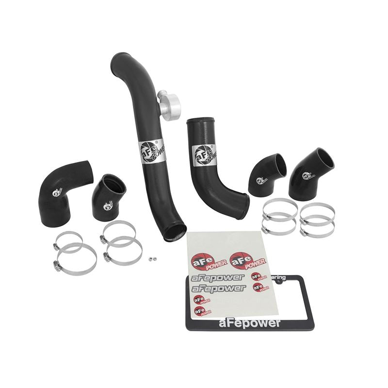 aFe BladeRunner Aluminum Hot and Cold Charge Pipe Kit Black (46-20254-B)