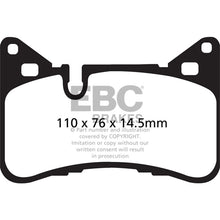 Load image into Gallery viewer, EBC Yellowstuff Street And Track Brake Pads (DP42117R)