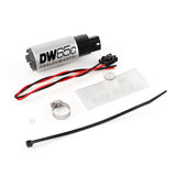 Deatschwerks DW65C series, 265lph compact fuel pump without mounting clips w /install kit (9-651-1030)