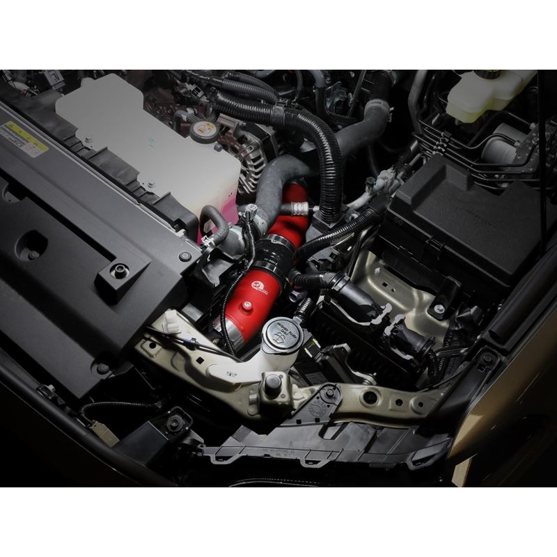 aFe Power BladeRunner 2.5in & 3in Aluminum Hot & Cold Charge Pipe Kit - Red for 2024+ Toyota Tacoma (46-20724-R)